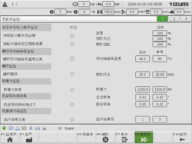 核心零部件预防性监控及保养