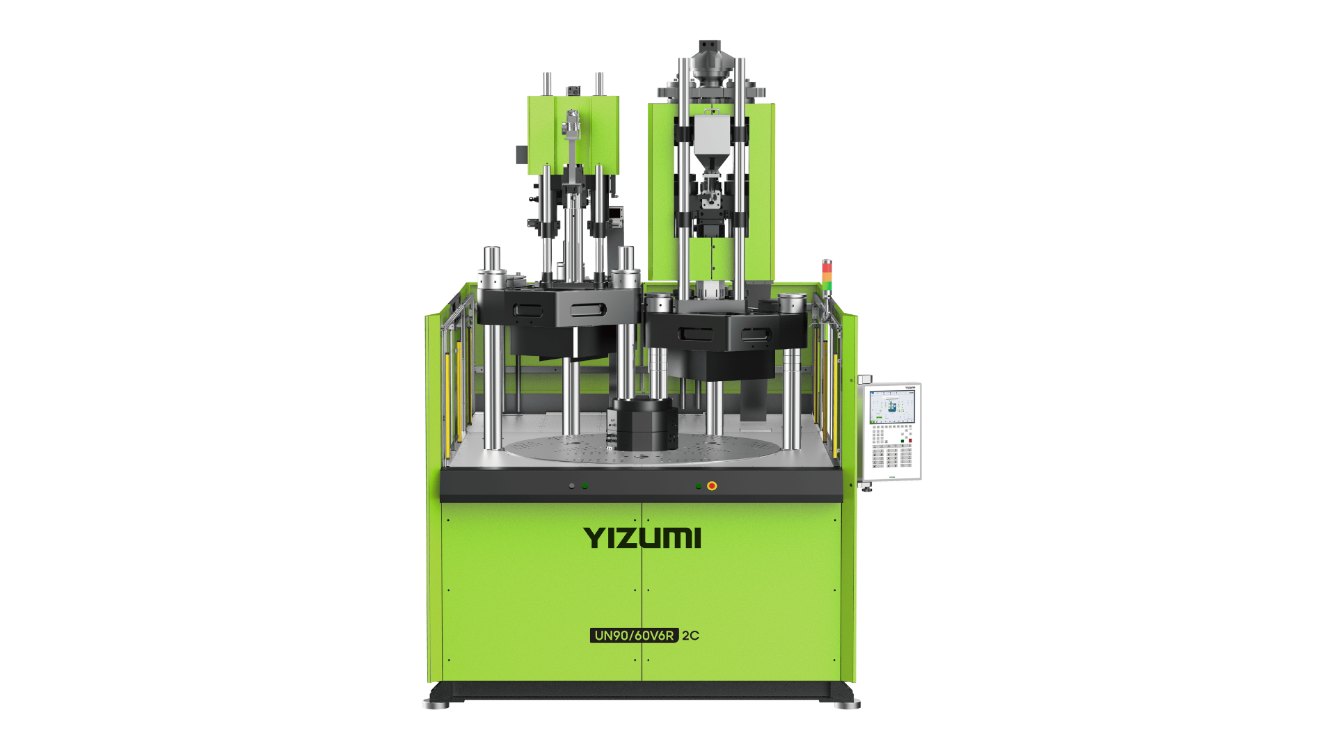 UN90/60V6R-2C硅胶双色注塑一体化成型解决方案